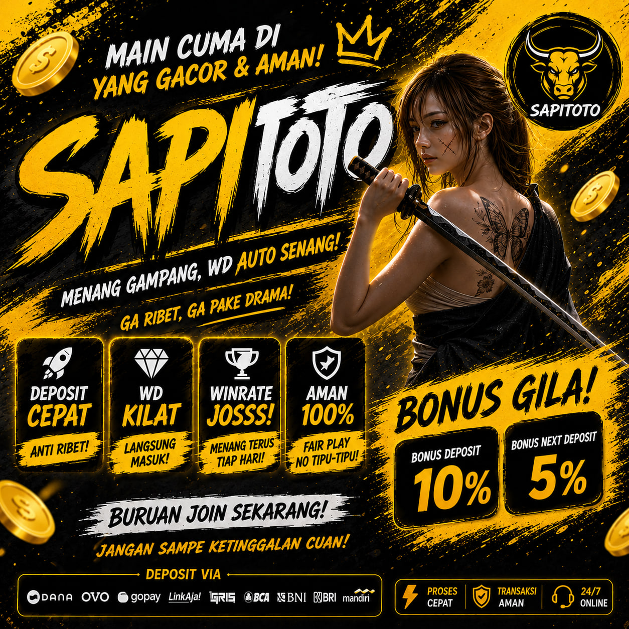 Galeri foto SAPITOTO : Aktualności Link Mesin Slot777 Online Resmi Dan Slot Gacor Server Thailand 2026 di Jakarta